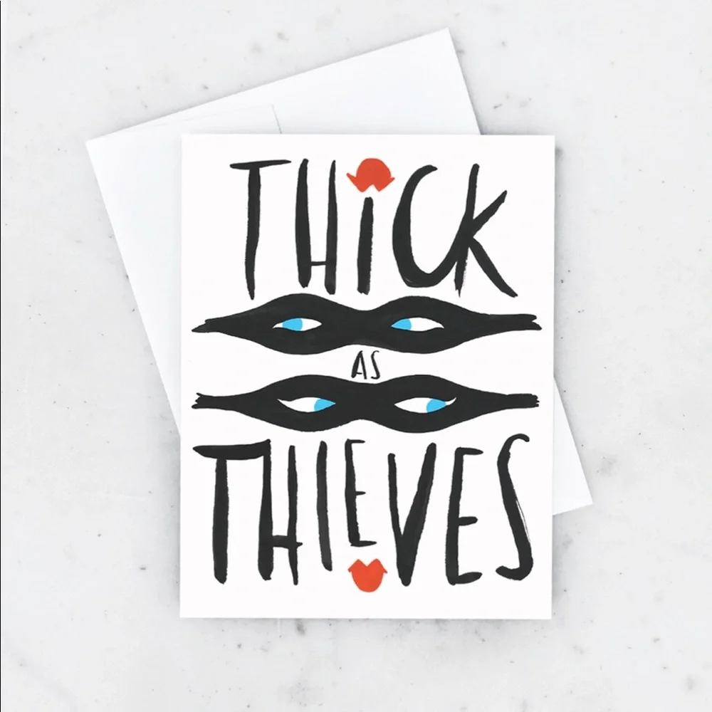 Idlewild Co Thick As Thieves Card Rifle Paper Co.